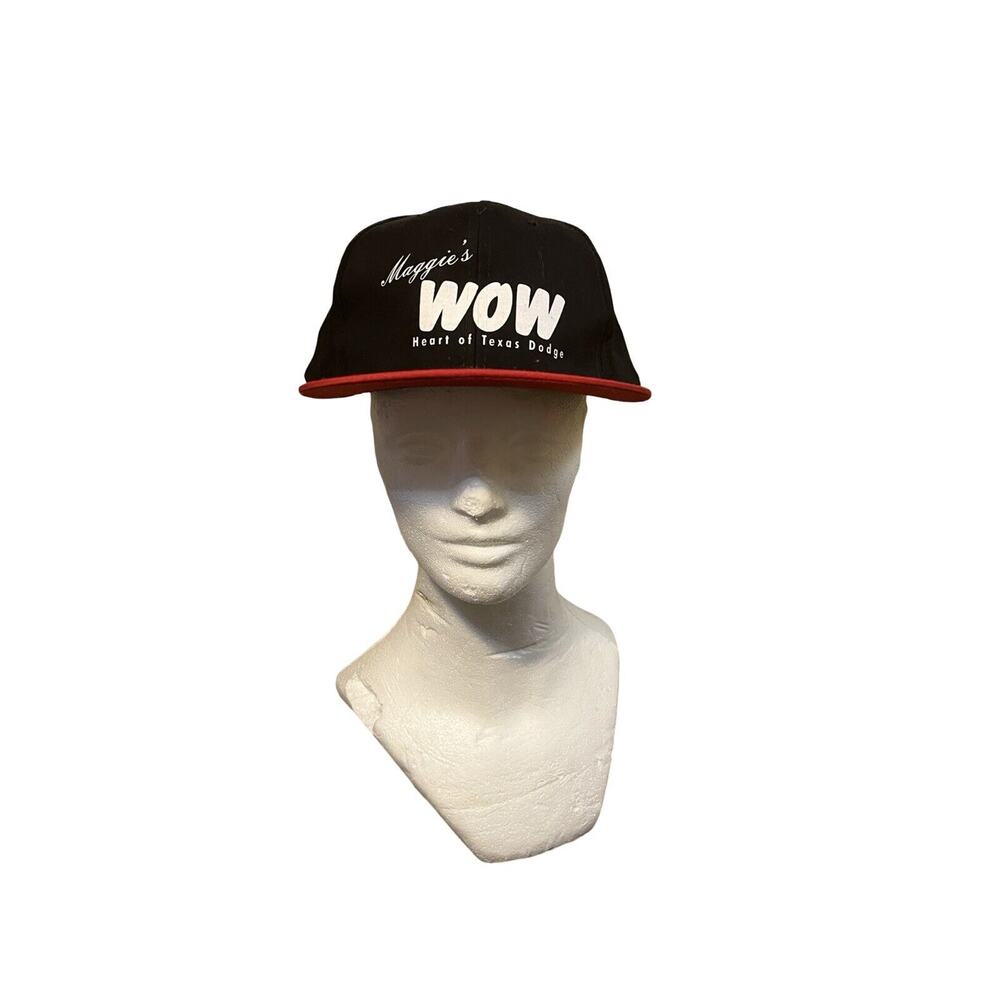 Maggie’s WOW Heart of Texas Dodge Snapback Hat - Black/Red
